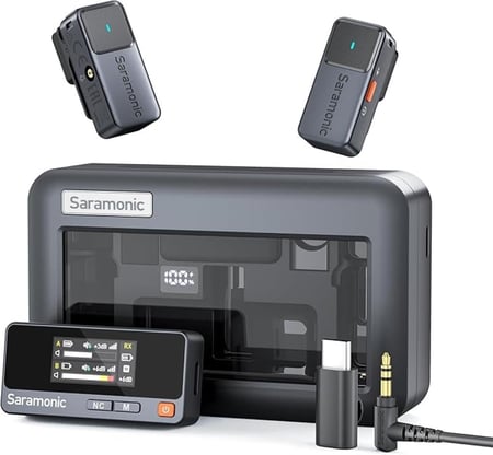 Saramonic Air 2-Person Mini Wireless Lavalier Microphone System (2.4 GHz)