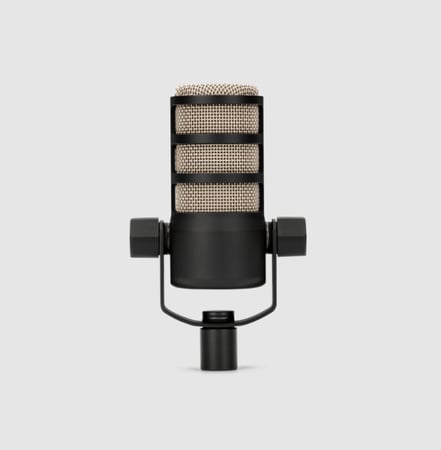 Rode Podmic Dynamic Unidirectional Podcasting Microphone With Wired Connection (Black)
