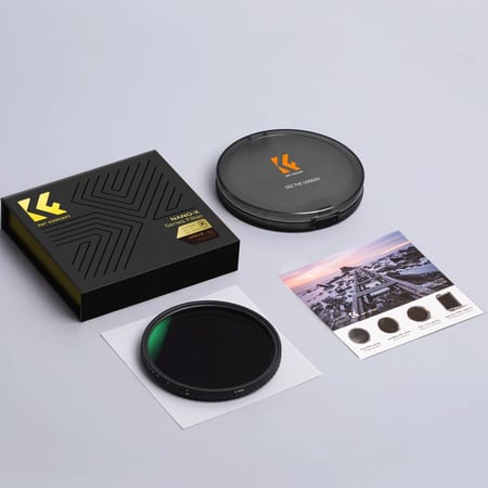 K&F Concept 82MM XV38 Nano-X Variable/Fader ND Filter, ND2~ND32, W/O Black Cross