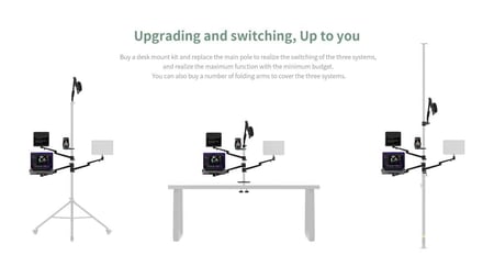 Zeapon AW-H1 Vlogtopus Expanding Accessories Kit