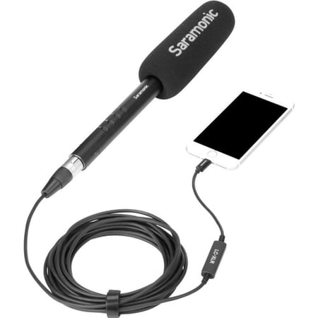 Saramonic LC-XLR Female XLR to Lightning Microphone Adapter Cable for iOS Devices