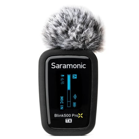 Saramonic Blink 500 ProX TX Transmitter with Built-In Mic and Lavalier Mic (2.4 GHz)
