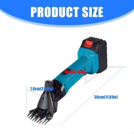 مكينة حلاقة وجز صوف الغنم والإبل والمواشي لاسلكي بطاريتين