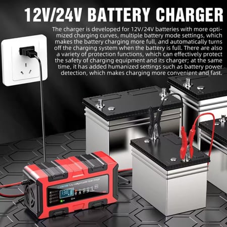 شاحن بطارية من كهرب البيت تنجر