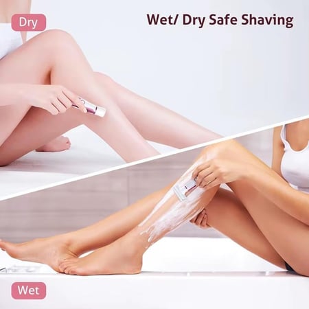جهاز إزالة الشعر 4 في 1 متعدد الاستخدام للنساء – حلاقة وتشذيب وتنظيف