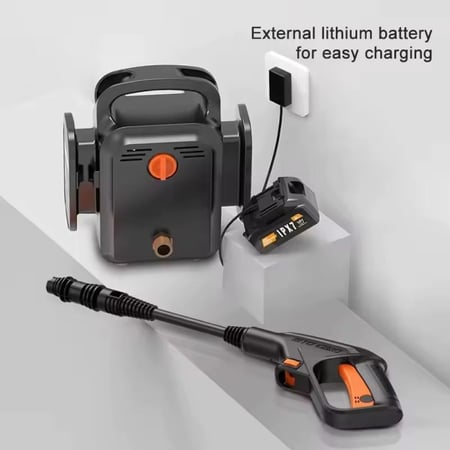 مضخة غسيل لاسلكي بطاريتين