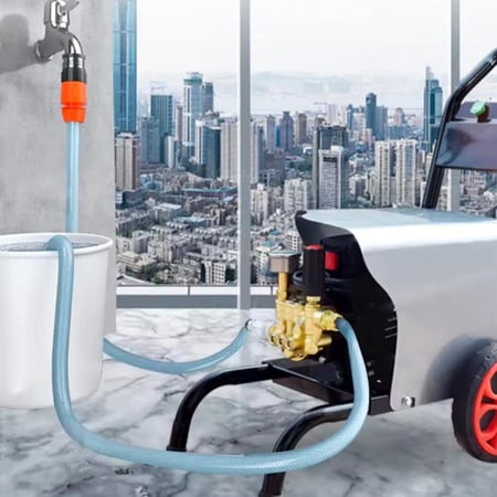 مضخة غسيل ضغط عالي 3000 واط بدينمو شفط