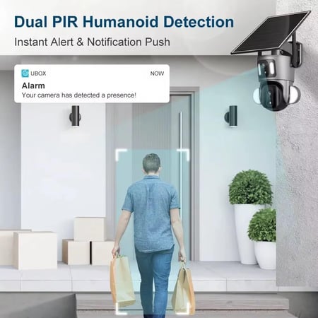 كاميرا مراقبة بالطاقة الشمسية وشريحة نت S20 زوم 20X