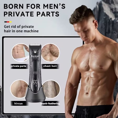 مكينة حلاقة للجسم والمناطق الحساسة من كيمي الاصدار الجديد بشاشة رقمية