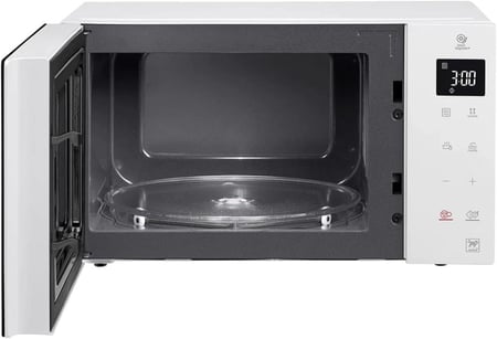 ميكرويف ال جي 25 لتر - 1000 واط - سولو - تحكم باللمس - 8 برامج - أبيض - MS2535GISW