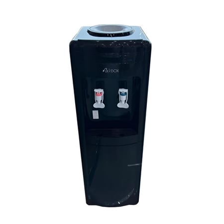 برادة ماء ستاند دبليو بوكس 2 صنبور - تعبئة علوية - حار/بارد - أسود - KWD708