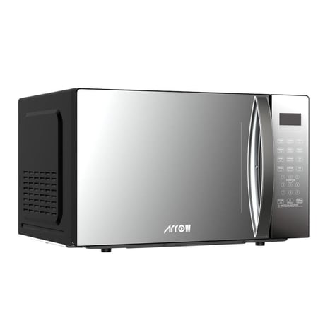 أرو ميكرويف 42 لتر 100 واط مع شواية وتحكم باللمس - 10 مستويات - فضي - RO-42MWBG