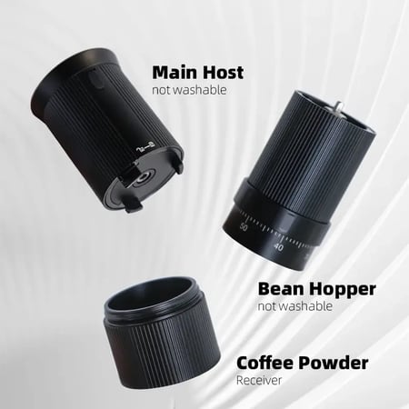 مطحنة قهوة Havmore إسبريسو مخروطية CNC شحن USB