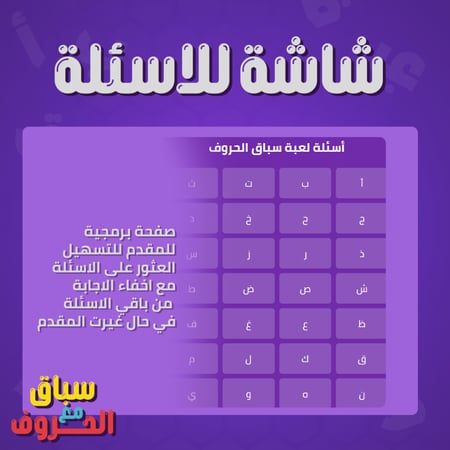 حروف مع عزيز ( سباق الحروف الجديدة )