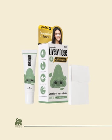 كريم إزالة الرؤوس السوداء والدهون 15 جم Lively Nose