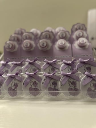 توزيعات لوشن لافندر + مرايا ميني حجم صغير  حسب الطلب