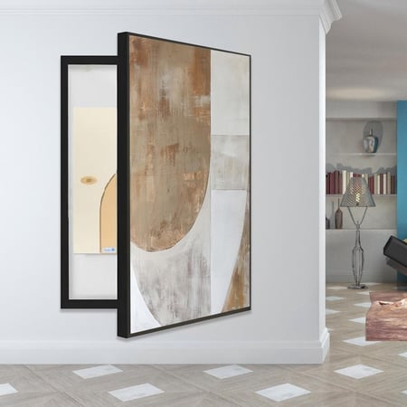 لوحة اخفاء الطبلون فن تجريدي - تحفة دارك للوحات الجدارية