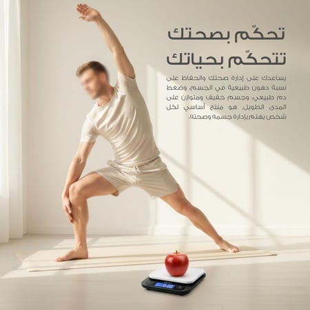 ميزان الطعام الذكي لحساب السعرات