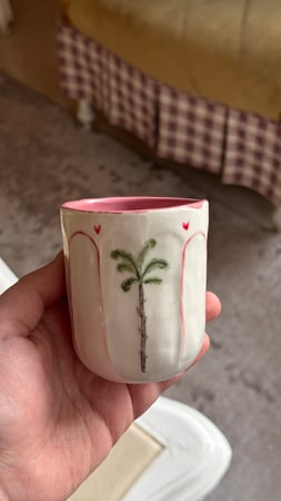 كوب pink palm