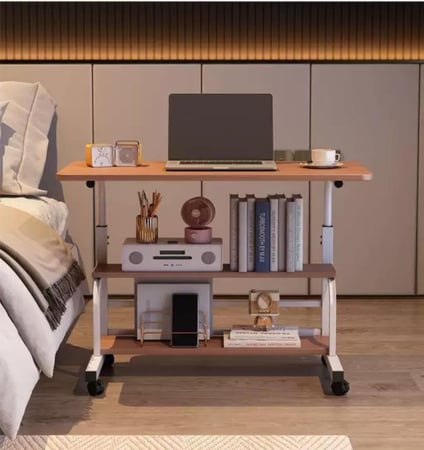 طاولة لابتوب مع عجلات