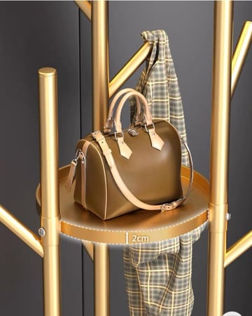 حامل معاطف عصري شماعة ملابس عصرية حامل معاطف باللون الأسود