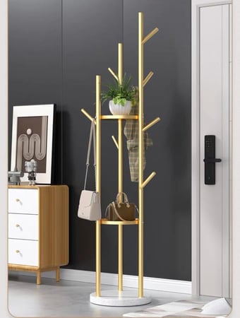 شماعة ملابس عالية الجودة حامل ملابس بقاعدة تخزين علاقة معاطف عملية