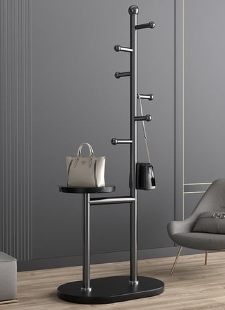 رف تعليق ملابس مودرن منظم ملابس معدني شماعة حقائب عصرية شماعة قبعات حد