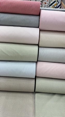 قماش قطن تركي كاروهات عرض 240 سم للمتر