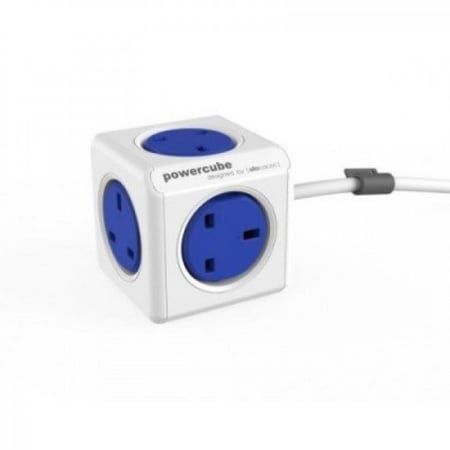 الوكاكوك محول شاحن ذكي مكعب مع سلك 1.5 متر ،ازرق ، 7300BL