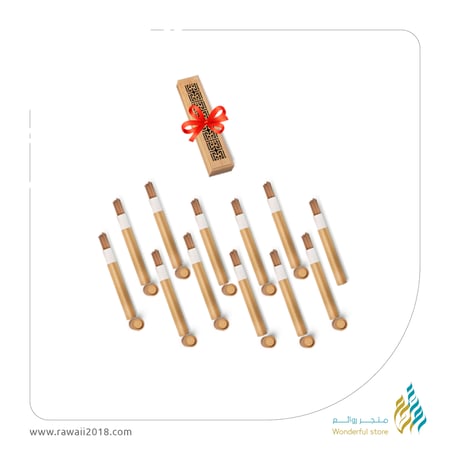 عرض أعواد كمبودي ( 12 حبة 360 عود + مبخرة هدية )