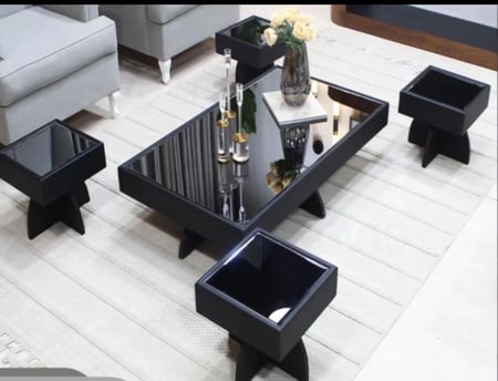 طقم طاولات ارضي أربعه خدمه