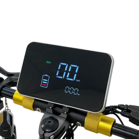 سكوتر كهربائي رياضي بمقعد وإضاءة LED متعددة