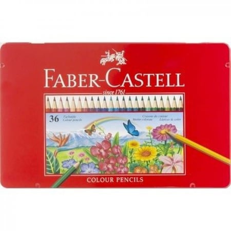 ألوان خشبية 36 لون فابر كاستل