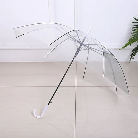 مظلة مطر شفافة