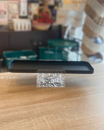 صينية تقديم اكريلك اسود