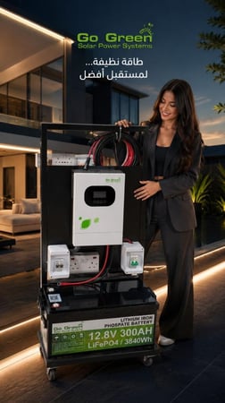 منظومة Go Green التوفيرية– عملاق الطاقة الليثيوم (3500 واط) | الأداء الأسطوري⚡☀️