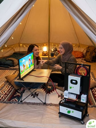 منظومة Go Green التوفيرية– عملاق الطاقة الليثيوم (3500 واط) | الأداء الأسطوري⚡☀️
