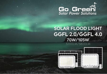 Go green كشاف طاقة شمسية بضمان تشغيل الليل كله 3200 لومن