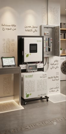 منظومة GO GREEN  بيطارية ليثيوم 10 كيلو وات