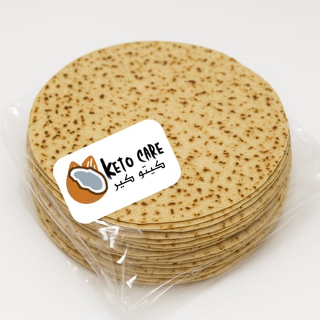 خبز شباتي كيتو بدقيق اللوز 5 قطع
