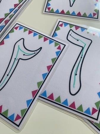 بطاقات كتابة الأرقام باللغة العربية