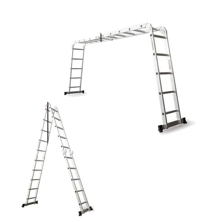 سلم المنيوم قابل للطي 20درجة 5.70 متر