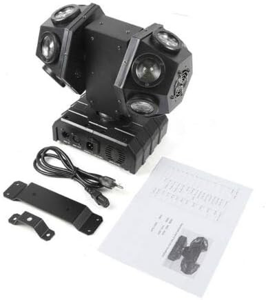 اضائة ليزر حفلات جانبي دبل هيد 12 عدسة 5 الوان led