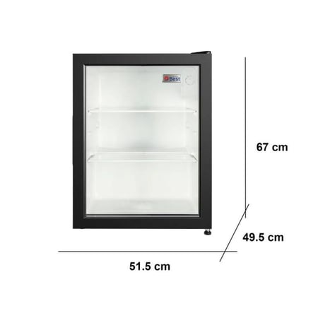 ثلاجة باب واحد 76 لتر