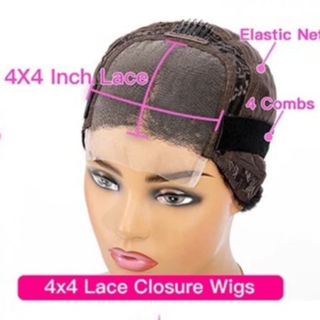 باروكة جذور امامية شعر طبيعي 100 HD اسود