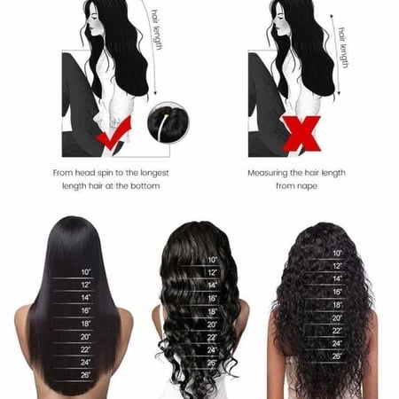 باروكه طبيعيه جذور اماميه بطول 12 انش كثافة 180 هند