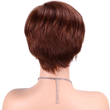 باروكة شعر قصير بوي طبيعي 100 مايا