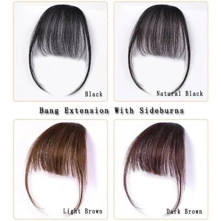 غرة شعر طبيعي اماميه