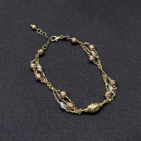 طقم ذهب عيار  18 الوزن 23.1