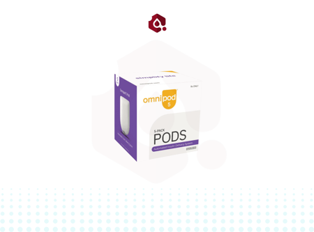 غيارات أومنيبود OmniPod 5 pods box of 5